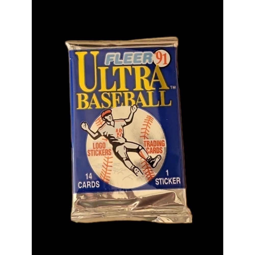 Fleer 91 Ultra Baseball Foil Pack Factory Sealed